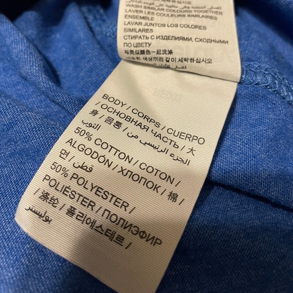 SuperDry “Record Shop” ladies blue tee sz L - Picture 6 of 9